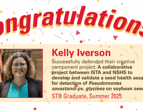 Kelly Iverson Completes Master’s of Science in Seed Technology and Business